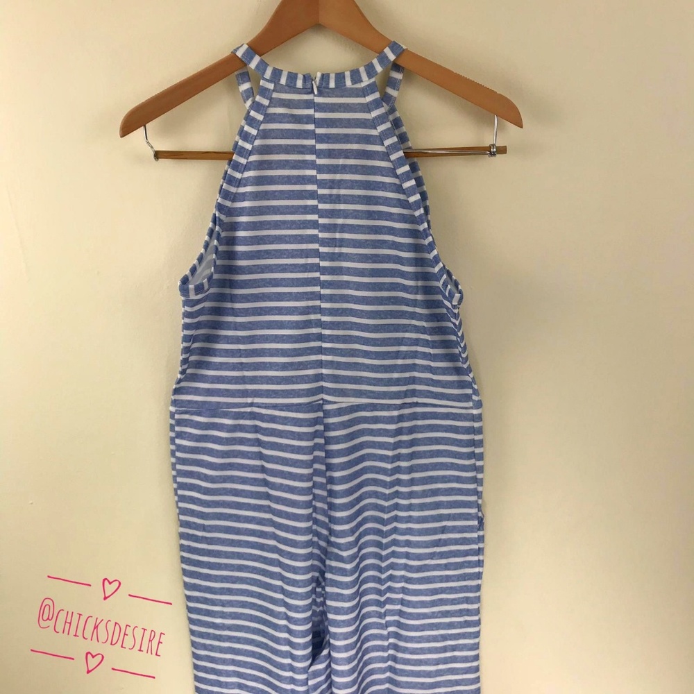 Tulum's Garden - Soho Sleeveless Striped Jumpsuit - Picture 5 of 7